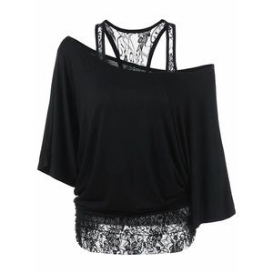 NWOT black with lace top underwear 🖤